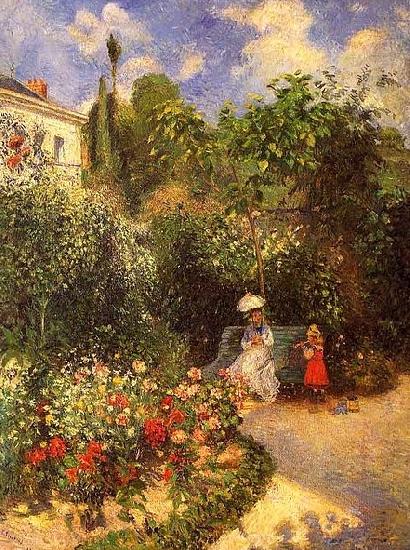 El Jarden de Pontoise, Camille Pissarro